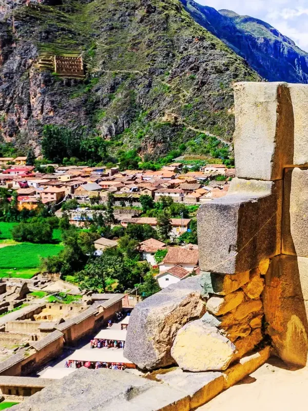 vista panorámica de valle sagrado de los inkas